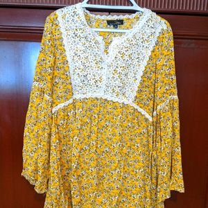 Flowy Yellow Shirt